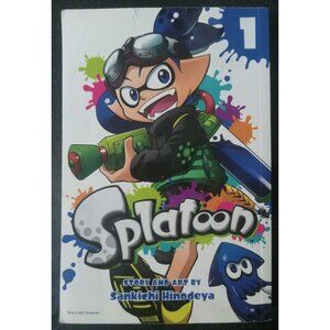 Splatoon Vol 1 by Sankichi Hinodeya – 2017 Viz Manga PB VG+